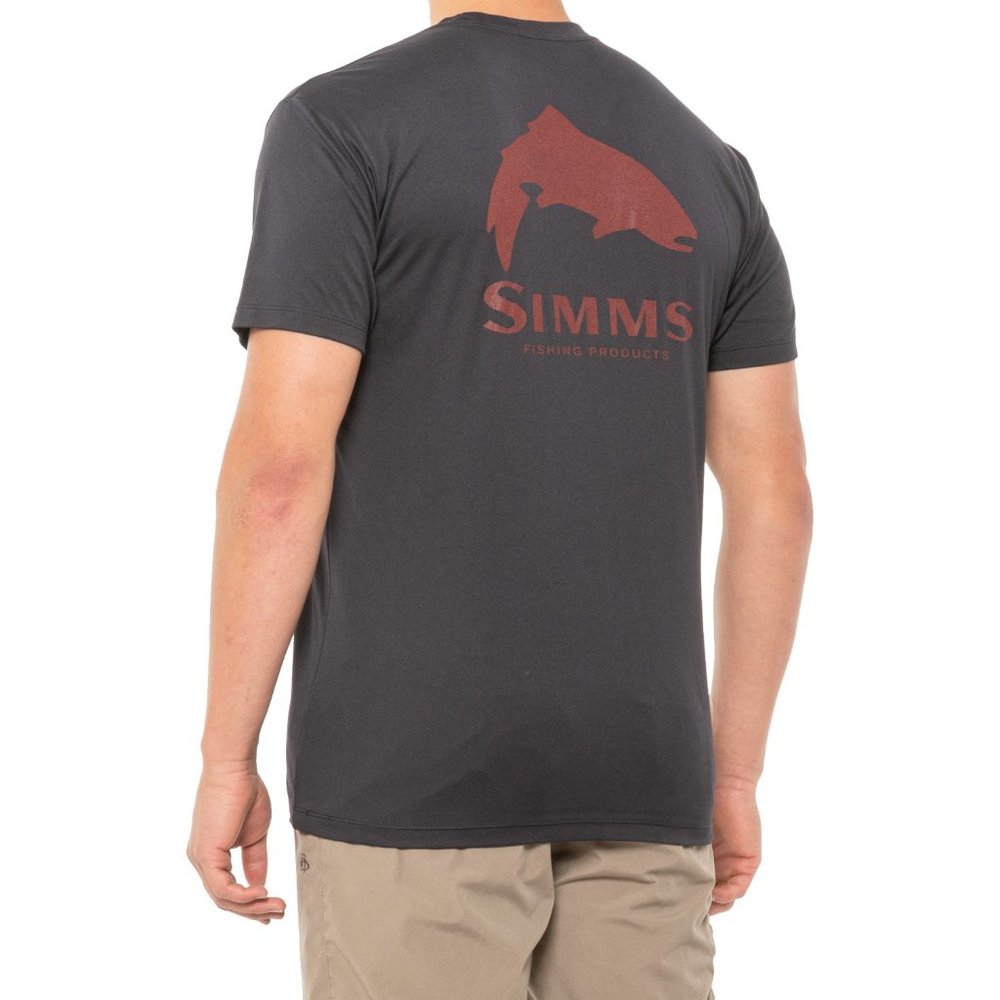 Simms Trout Tech Fishing T-Shirt - UPF 30+ Men's NEW LARGE